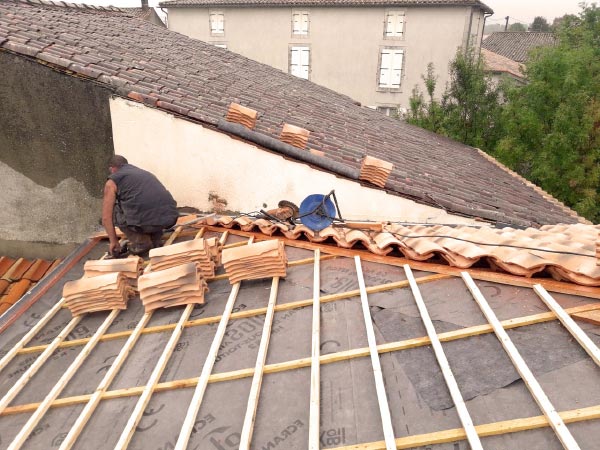 Réfection de toiture et réparation de couverture de toit
